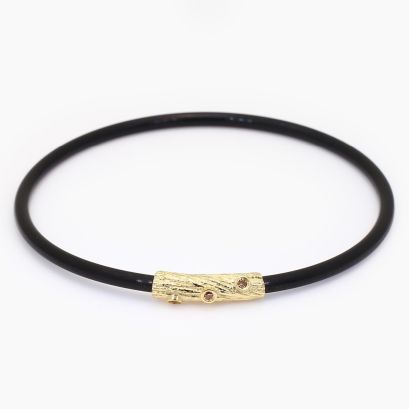Grainne champagne diamond neoprene bracelet
