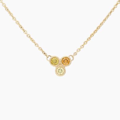 Astral rainbow diamond necklace
