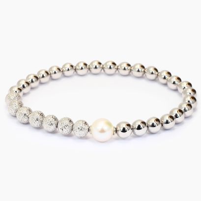 NXT Yellabinna quandong and white pearl bracelet