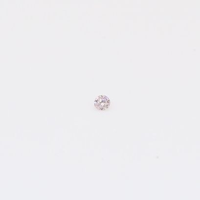 0.01 Carat round-cut FP Argyle pink diamond