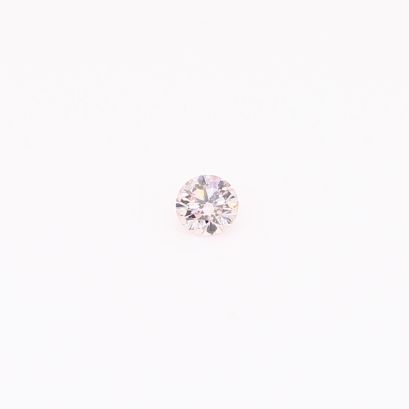 0.07 Carat round-cut FP Argyle pink diamond