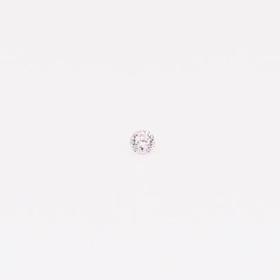 0.015 Carat round-cut FP Argyle pink diamond