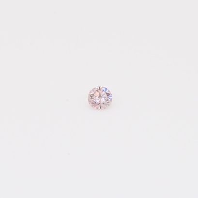 0.03 Carat round-cut FP Argyle pink diamond
