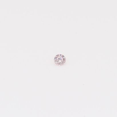 0.02 Carat round-cut FP Argyle pink diamond