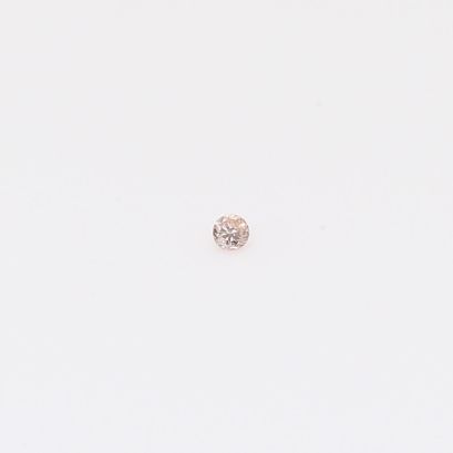 0.01 Carat round-cut Argyle intense pink champagne diamond