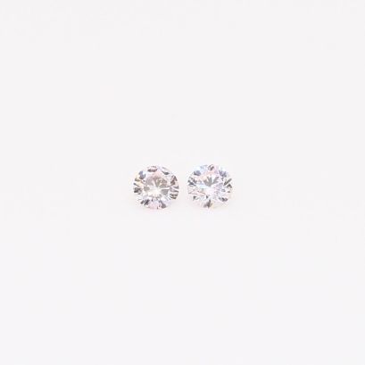 0.07 carat round-cut FLP Argyle pink diamond