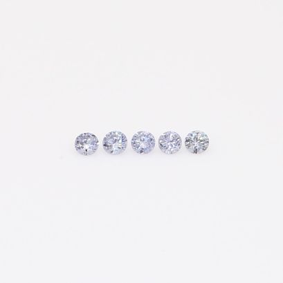 0.05 Total carat parcel of round-cut BL2 Argyle blue diamonds