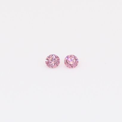 0.06 Total carat pair of FIPP Argyle pink diamonds