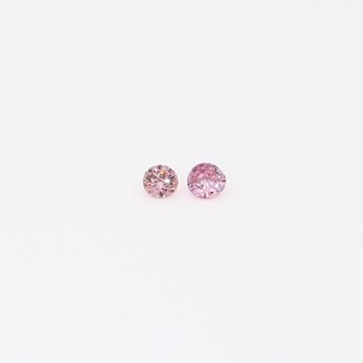 0.04 Total carat pair of FIPP Argyle pink diamonds