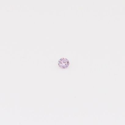0.015 Carat round-cut fancy purple diamond