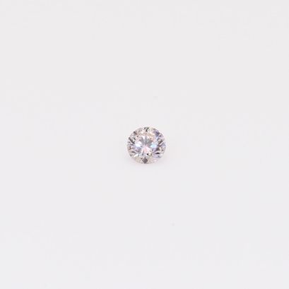 0.035 Carat round-cut fancy purple diamond