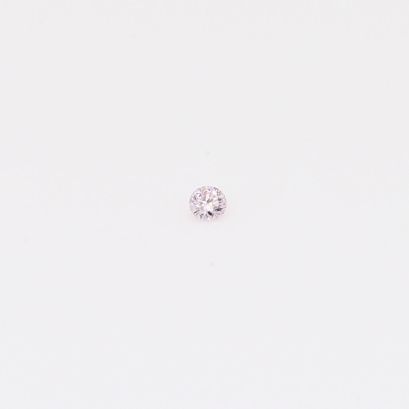 0.013 Carat round-cut FPP Argyle pink diamond