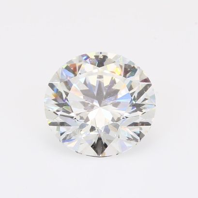 3.06 Carat brilliant-cut round white lab-grown IGI-certified diamond