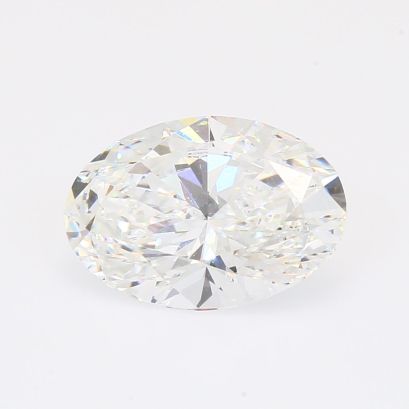 3.02 Carat oval-cut white lab-grown IGI-certified diamond