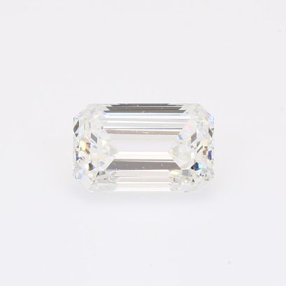 1.60 Carat emerald-cut white lab-grown IGI-certified diamond
