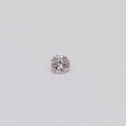 0.075 Carat round-cut FPP Argyle pink diamond