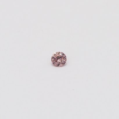 0.04 Carat round-cut FIPP Argyle pink diamond