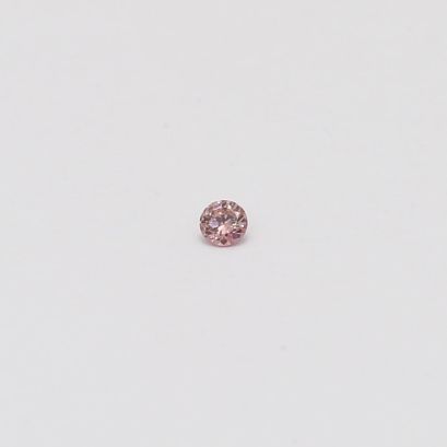0.02 Carat round-cut FIPP Argyle pink diamond