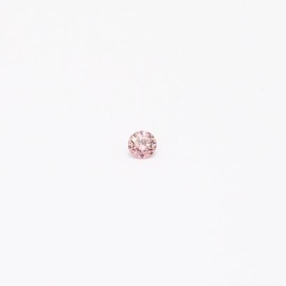 0.02 Carat round-cut FIP Argyle pink diamond