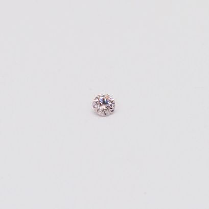 0.02 Carat round-cut FP Argyle pink diamond