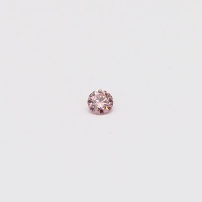 0.04 Carat round-cut FIPP Argyle pink diamond