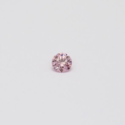 0.075 Carat round-cut FPP Argyle pink diamond