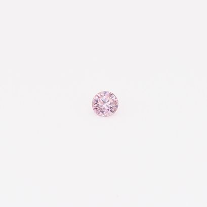 0.04 Carat round-cut FPP Argyle pink diamond