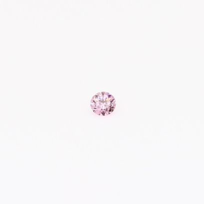 0.03 Carat round cut FIPP Argyle pink diamond