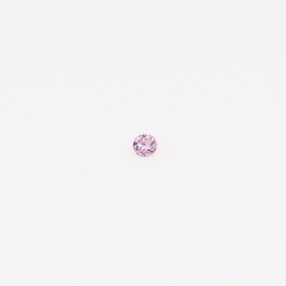 0.01 Carat round-cut FIPP Argyle pink diamond