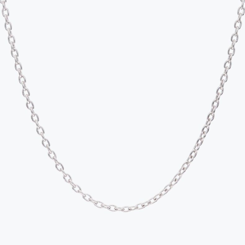 40-45cm sterling silver trace chain