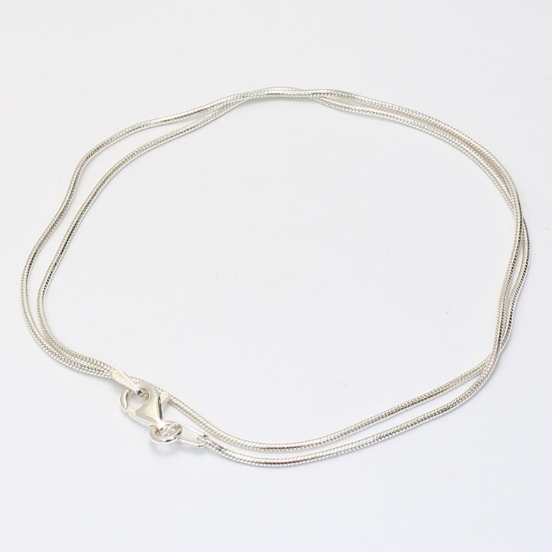 40cm sterling silver snake chain