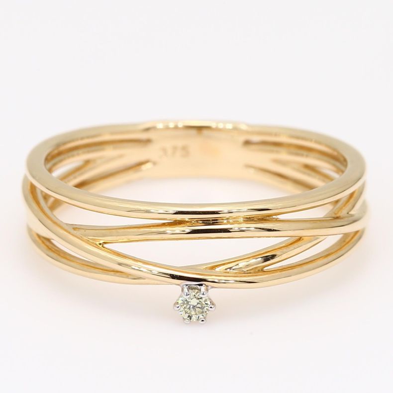 Orion white diamond dress ring