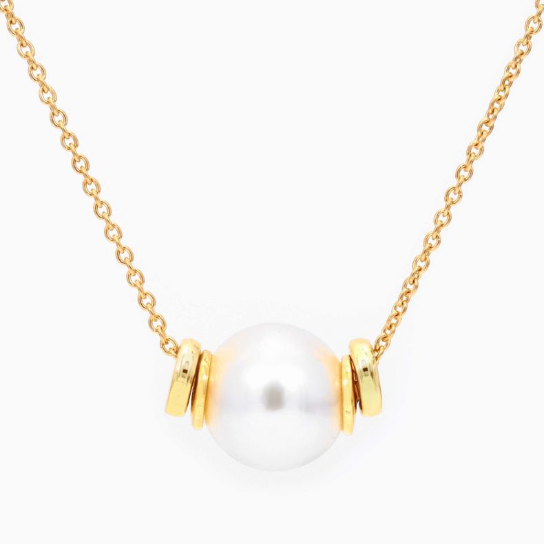 Carrie white South Sea pearl necklace