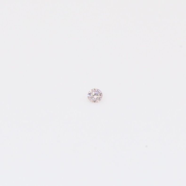 0.01 Carat round-cut FP Argyle pink diamond