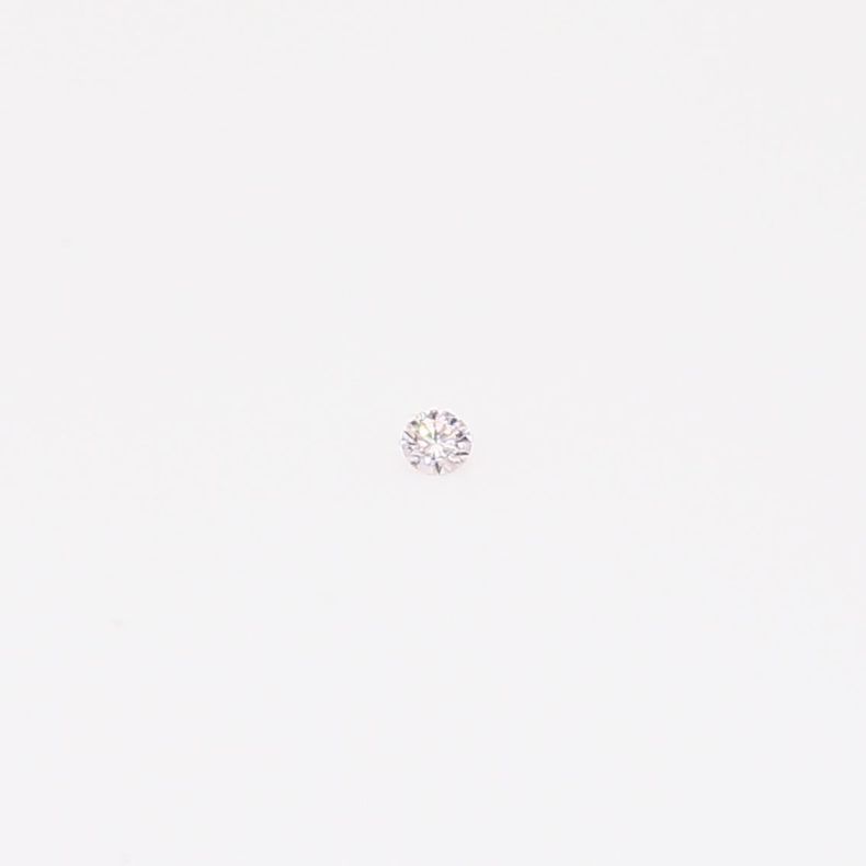 0.01 Carat round-cut FLP Argyle pink diamond