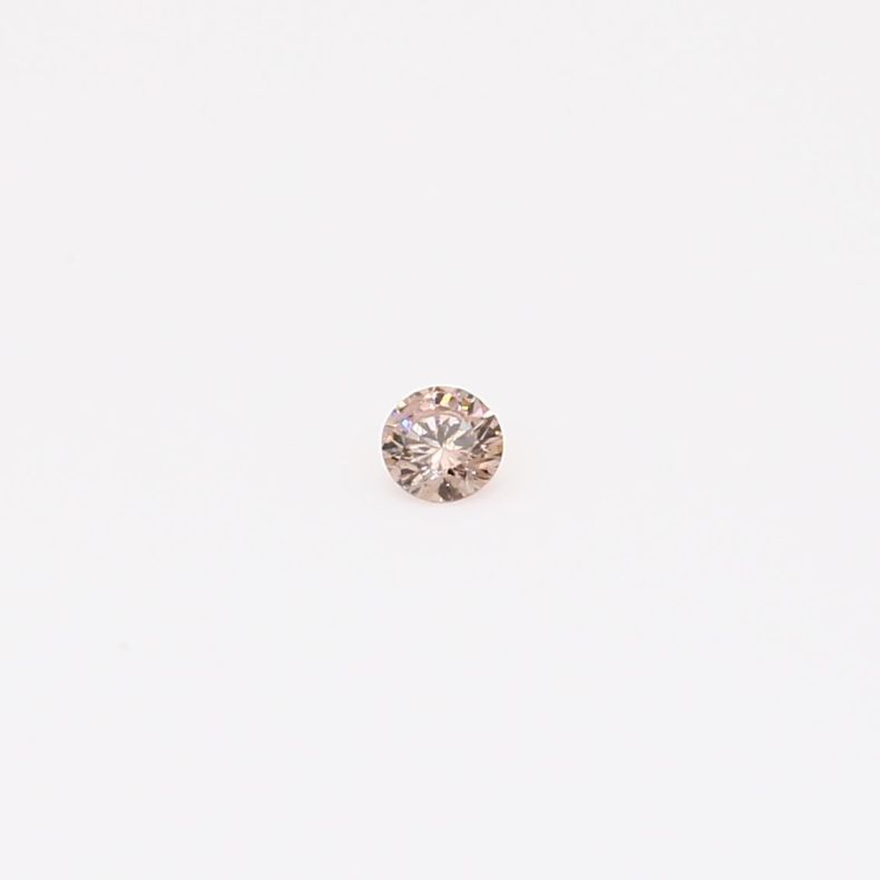 0.03 Carat round-cut FPP Argyle pink diamond