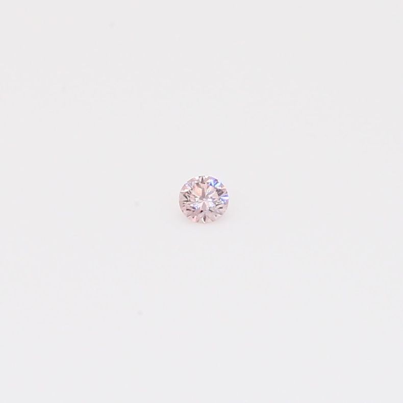 0.03 Carat round-cut FP Argyle pink diamond