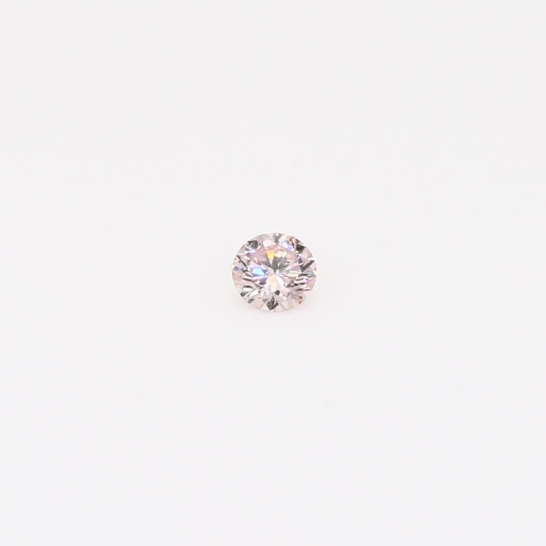 0.06 Carat round-cut FP Argyle pink diamond