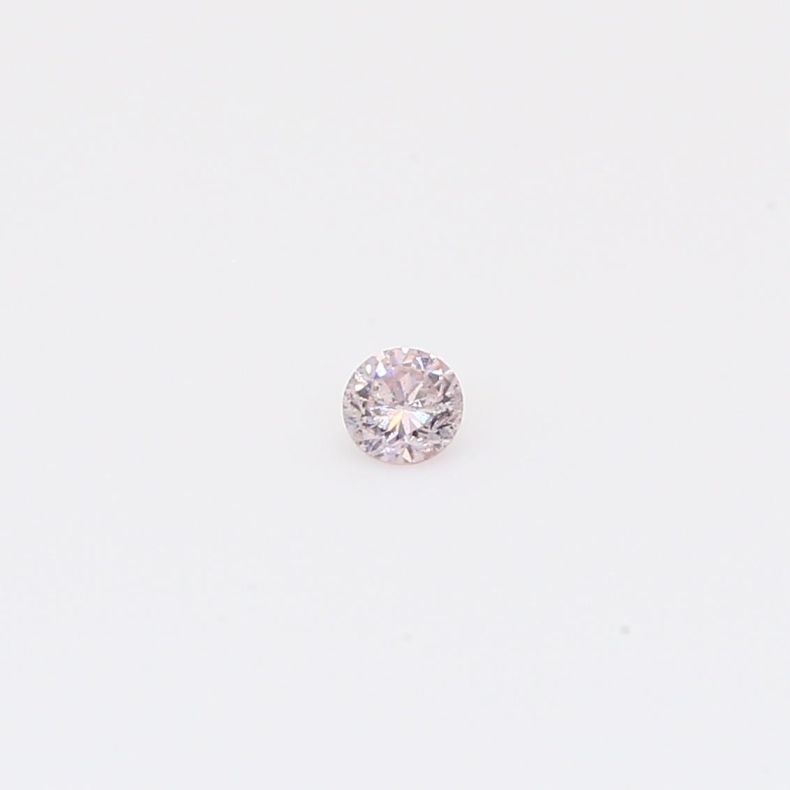 0.07 Carat round-cut FLP Argyle pink diamond