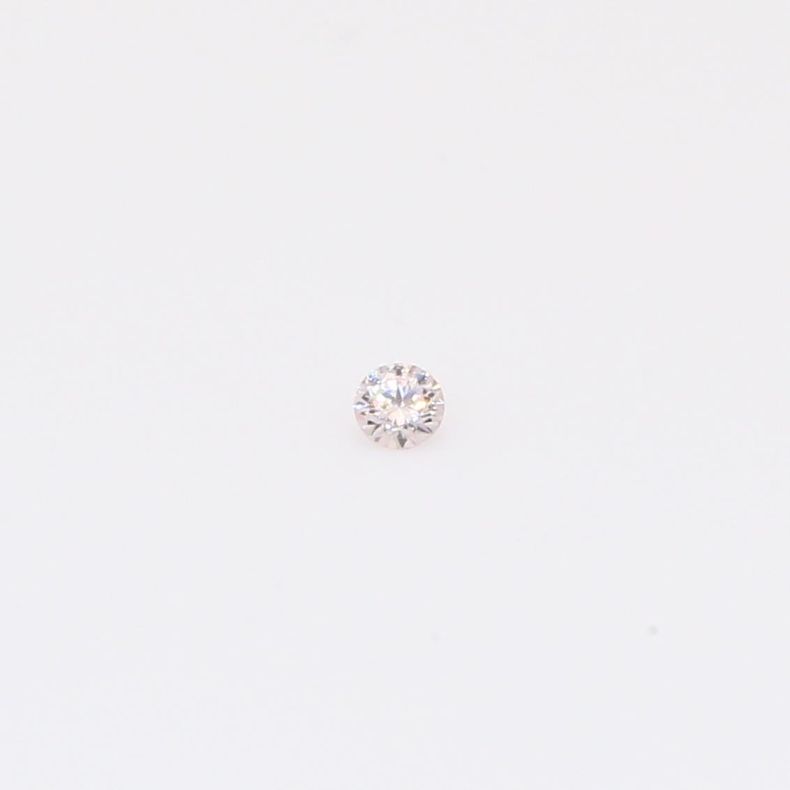 0.025 Carat round-cut FLP Argyle pink diamond
