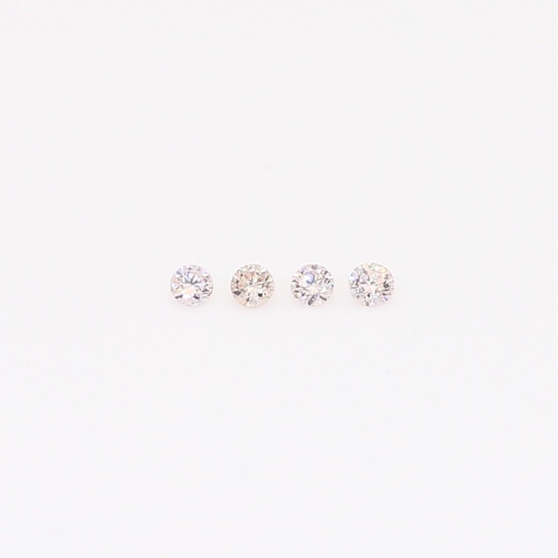 0.04 Total carat parcel of round-cut FLP Argyle pink diamonds