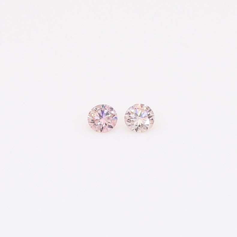 0.06 Total carat pair of FP Argyle pink diamonds
