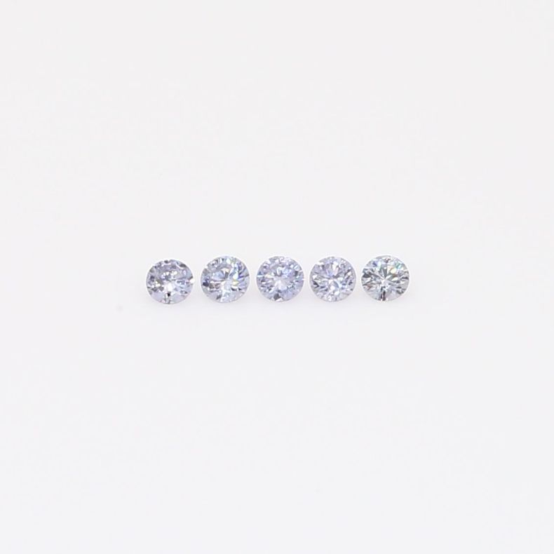 0.05 Total carat parcel of round-cut BL2 Argyle blue diamonds