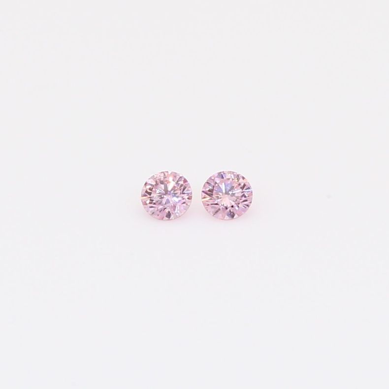 0.08 Total carat pair of FPP Argyle pink diamonds