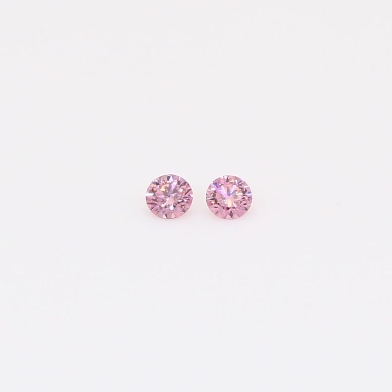 0.06 Total carat pair of FIPP Argyle pink diamonds