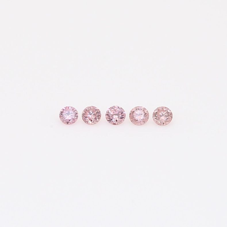 0.05 Total carat parcel of round-cut FIPP Argyle pink diamonds