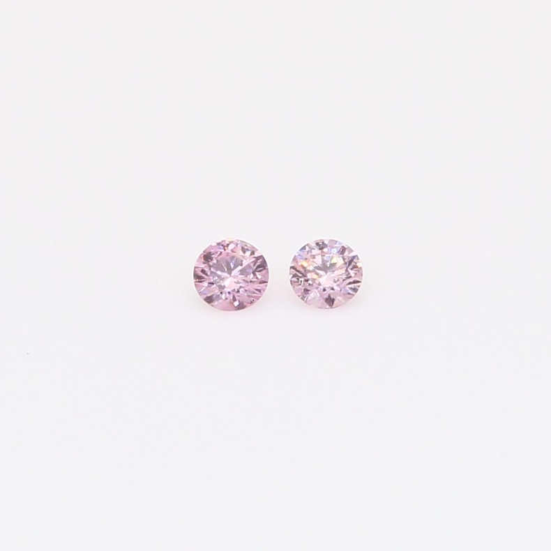 0.08 Total carat pair of FPP Argyle pink diamonds