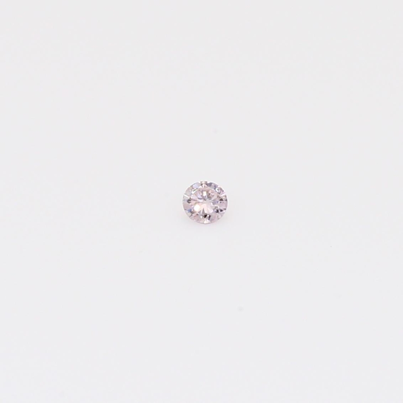 0.025 Carat round-cut fancy purple diamond