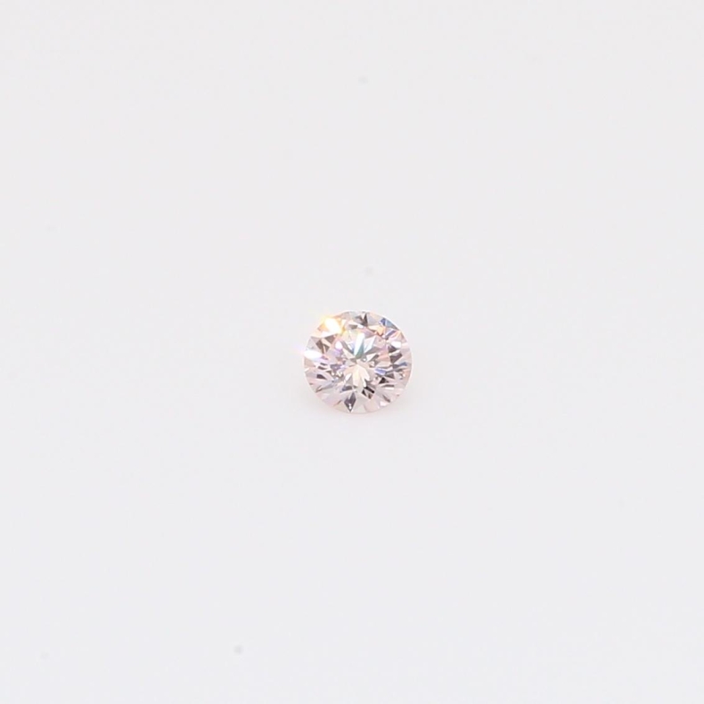 0.06 Carat round-cut FLP Argyle pink diamond