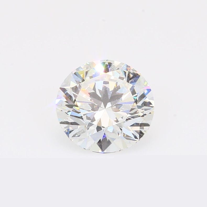 1.84 Carat brilliant-cut round white lab-grown IGI-certified diamond
